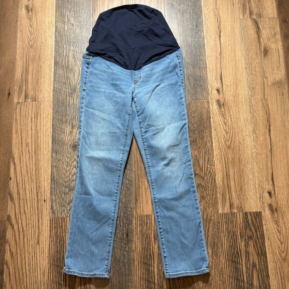 J. Crew Factory Maternity Straight-Leg Jean in Signature Sretch Women's Size 26 - Picture 1 of 6